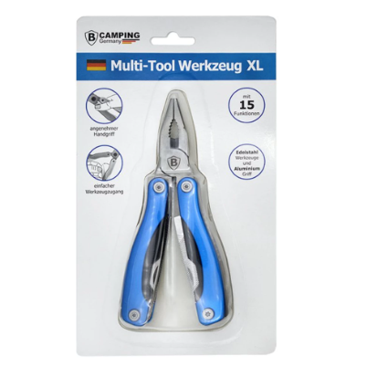 Multitool XL 16cm - 15 functies